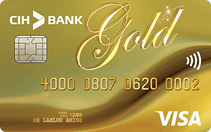CIH BNAK Carte visa Gold